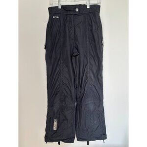 SPYDER Snow Pant Thinsulate Womens 4 Black Zipper Pockets Ski Winter Snowboard
